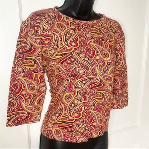 Jones New York Sport Paisley Shirt